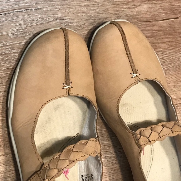 Ros Hommerson Camry Tan Suede‎ Mary Jane Flat - Picture 11 of 16